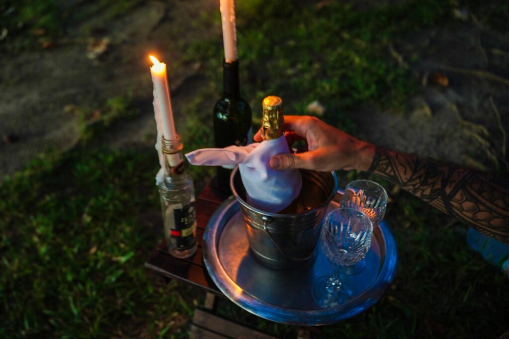 verre pour deux, pour plus complicité 